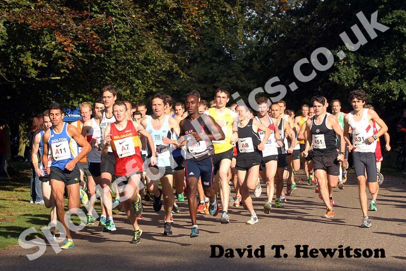 The start of the mens ERRA National Road Relays.